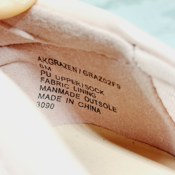 New Anne Klein Grazen Pink Leather Pointed Toe Block Heel Pumps T569 - Picture 11 of 14